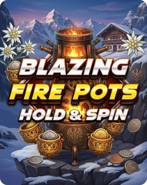 Blazing fire pots